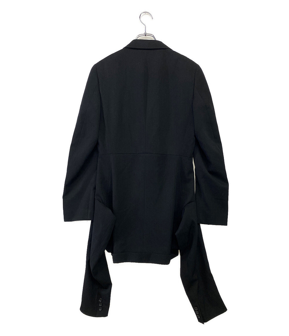 COMME des GARCONS HOMME PLUS テーラードジャケット ウールドッキング 24ss PM-J040 メンズ SIZE S コムデギャルソンオムプリュス