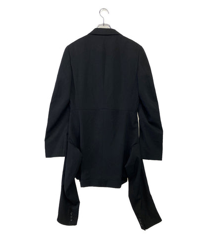 COMME des GARCONS HOMME PLUS テーラードジャケット ウールドッキング 24ss PM-J040 メンズ SIZE S コムデギャルソンオムプリュス
