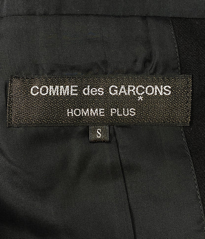 COMME des GARCONS HOMME PLUS テーラードジャケット ウールドッキング 24ss PM-J040 メンズ SIZE S コムデギャルソンオムプリュス