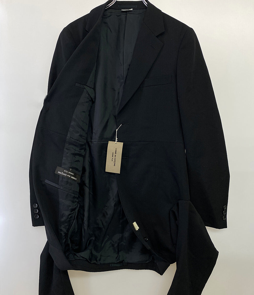 COMME des GARCONS HOMME PLUS テーラードジャケット ウールドッキング 24ss PM-J040 メンズ SIZE S コムデギャルソンオムプリュス