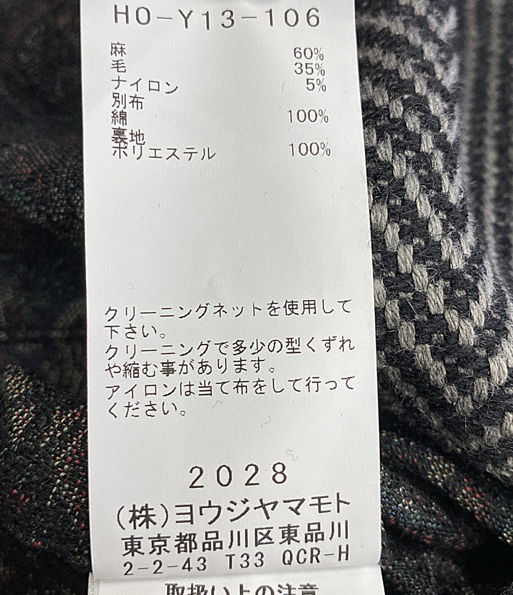 YOHJI YAMAMOTO POUR HOMME ブルゾン ヘリンボーン メンズ SIZE 3 ヨウジヤマモトプールオム