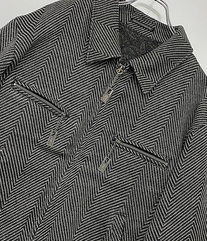 YOHJI YAMAMOTO POUR HOMME ブルゾン ヘリンボーン メンズ SIZE 3 ヨウジヤマモトプールオム