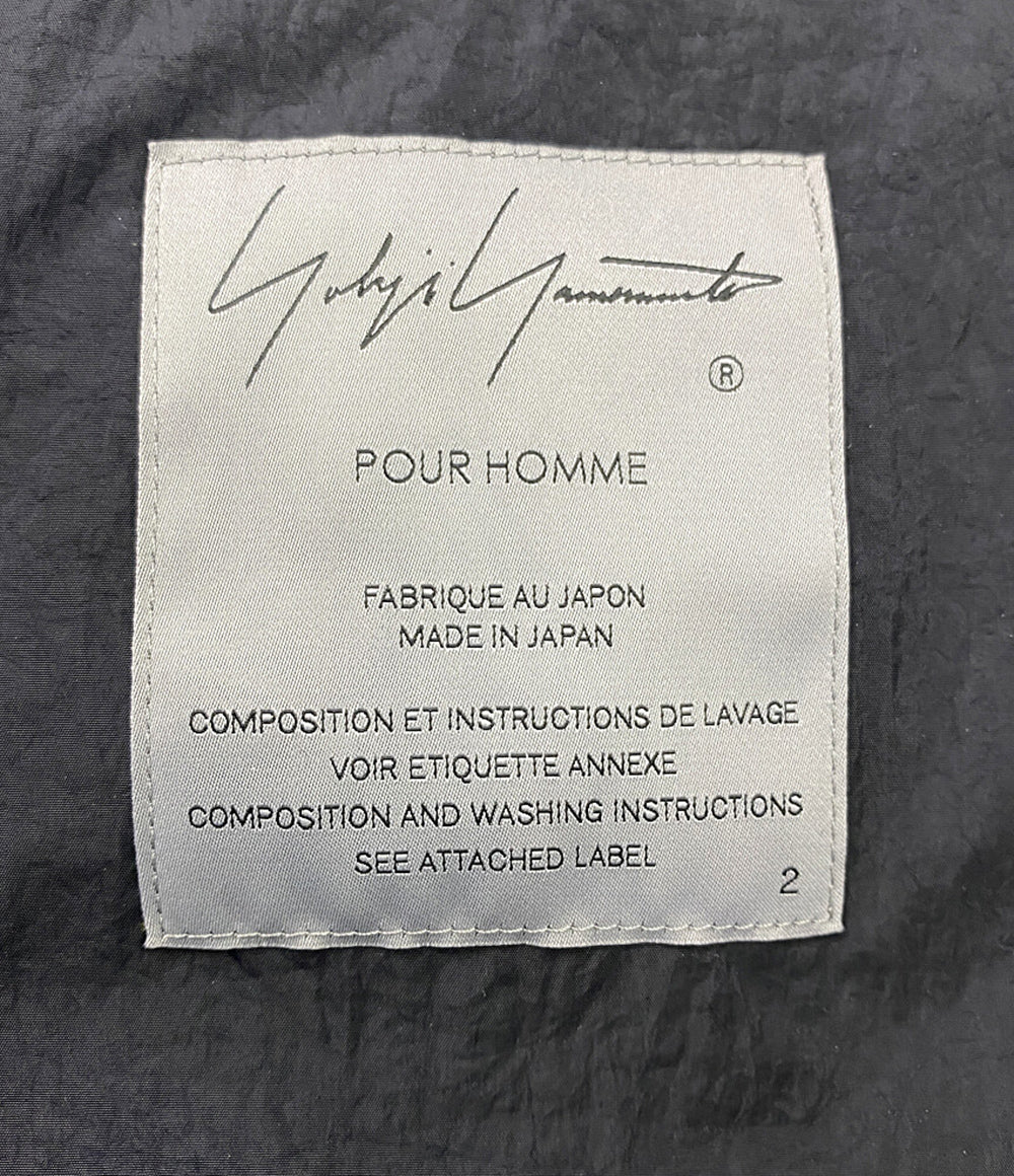 YOHJI YAMAMOTO POUR HOMME 中綿ブルゾン CARSE TWEED FLIGHT JACKET 24aw HO-Y11-109 メンズ SIZE 2 ヨウジヤマモトプールオム
