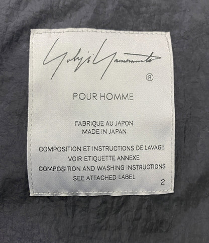 YOHJI YAMAMOTO POUR HOMME 中綿ブルゾン CARSE TWEED FLIGHT JACKET 24aw HO-Y11-109 メンズ SIZE 2 ヨウジヤマモトプールオム