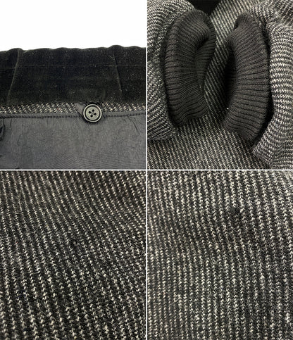 YOHJI YAMAMOTO POUR HOMME 中綿ブルゾン CARSE TWEED FLIGHT JACKET 24aw HO-Y11-109 メンズ SIZE 2 ヨウジヤマモトプールオム