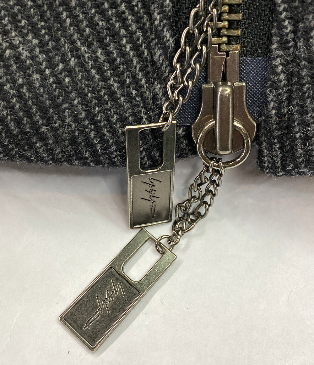 YOHJI YAMAMOTO POUR HOMME 中綿ブルゾン CARSE TWEED FLIGHT JACKET 24aw HO-Y11-109 メンズ SIZE 2 ヨウジヤマモトプールオム