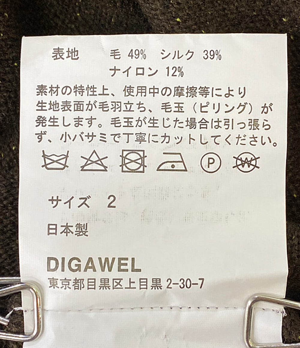 美品 DIGAWEL ニット Turtleneck Sweater メンズ SIZE 2 ディガウェル