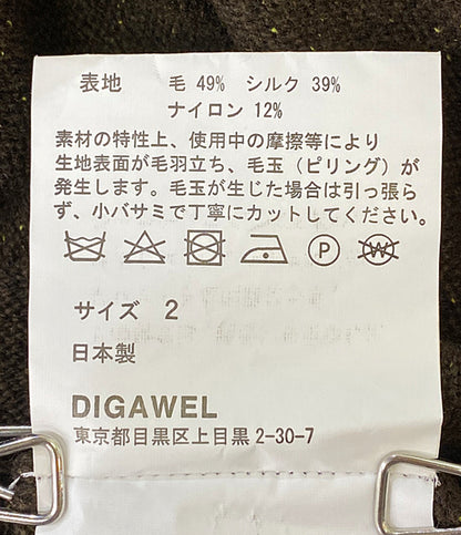 美品 DIGAWEL ニット Turtleneck Sweater メンズ SIZE 2 ディガウェル