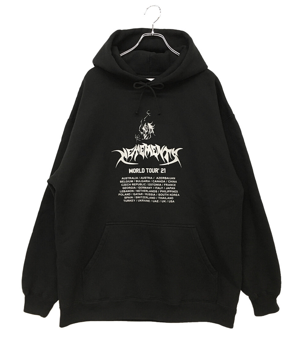 ヴェトモン パーカー WORLD TOUR HOODIE メンズ SIZE XS VETEMENTS