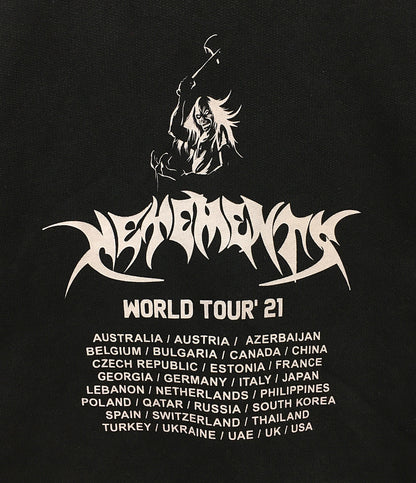 ヴェトモン パーカー WORLD TOUR HOODIE メンズ SIZE XS VETEMENTS