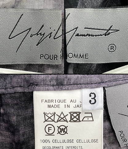 YOHJI YAMAMOTO POUR HOMME 長袖シャツ G3・C J-PT SIDE GUSSET B 24SS メンズ SIZE 3 ヨウジヤマモトプールオム