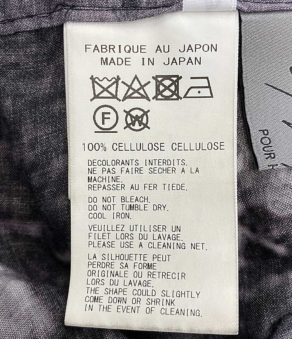 YOHJI YAMAMOTO POUR HOMME 長袖シャツ G3・C J-PT SIDE GUSSET B 24SS メンズ SIZE 3 ヨウジヤマモトプールオム