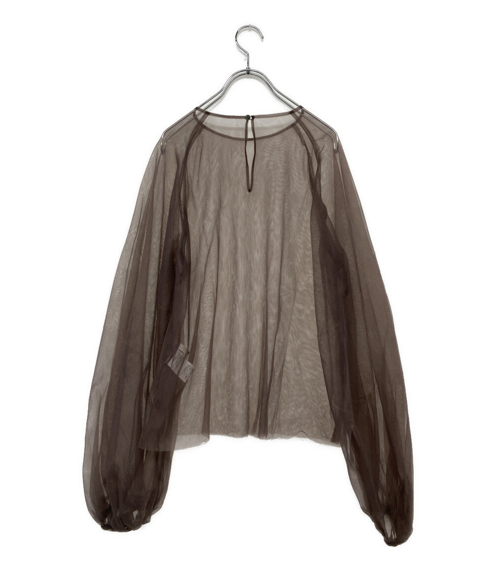 Whim Gazette ウィムガゼット 長袖ブラウス オーバーチュールプルオーバー レディース SIZE F