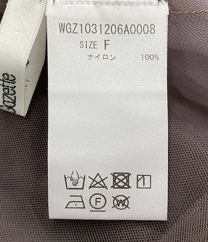 Whim Gazette ウィムガゼット 長袖ブラウス オーバーチュールプルオーバー レディース SIZE F