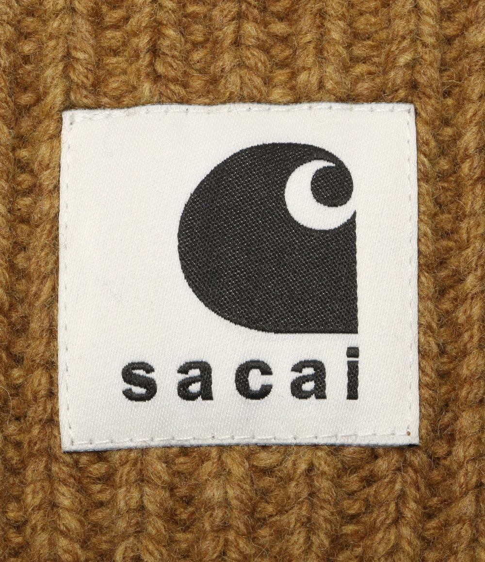 sacai×CARHARTT カーハート ニット帽 LOGO BEANIE 23-0558s メンズ