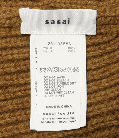 sacai×CARHARTT カーハート ニット帽 LOGO BEANIE 23-0558s メンズ サカイ