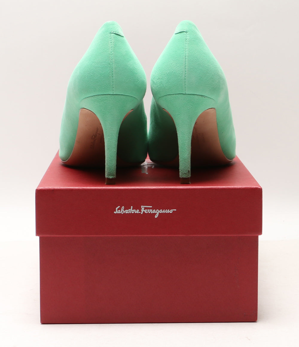 SALVATORE FERRAGAMO ILARY 70 ポインテッドトゥパンプス レディース SIZE 7 サルヴァトーレフェラガモ