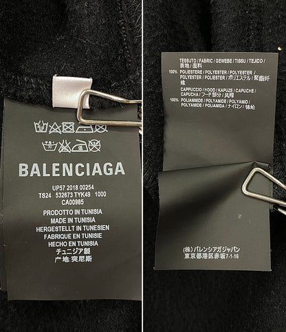 BALENCIAGA フリースジャケット 532673 ブラック 18AW メンズ SIZE XS バレンシアガ