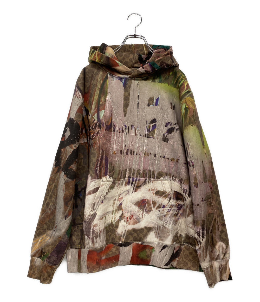 コーチ 美品 ミント＆サーフ パーカー CF045 グラフィックフーディー      メンズ SIZE S  COACH×MINT+SERF