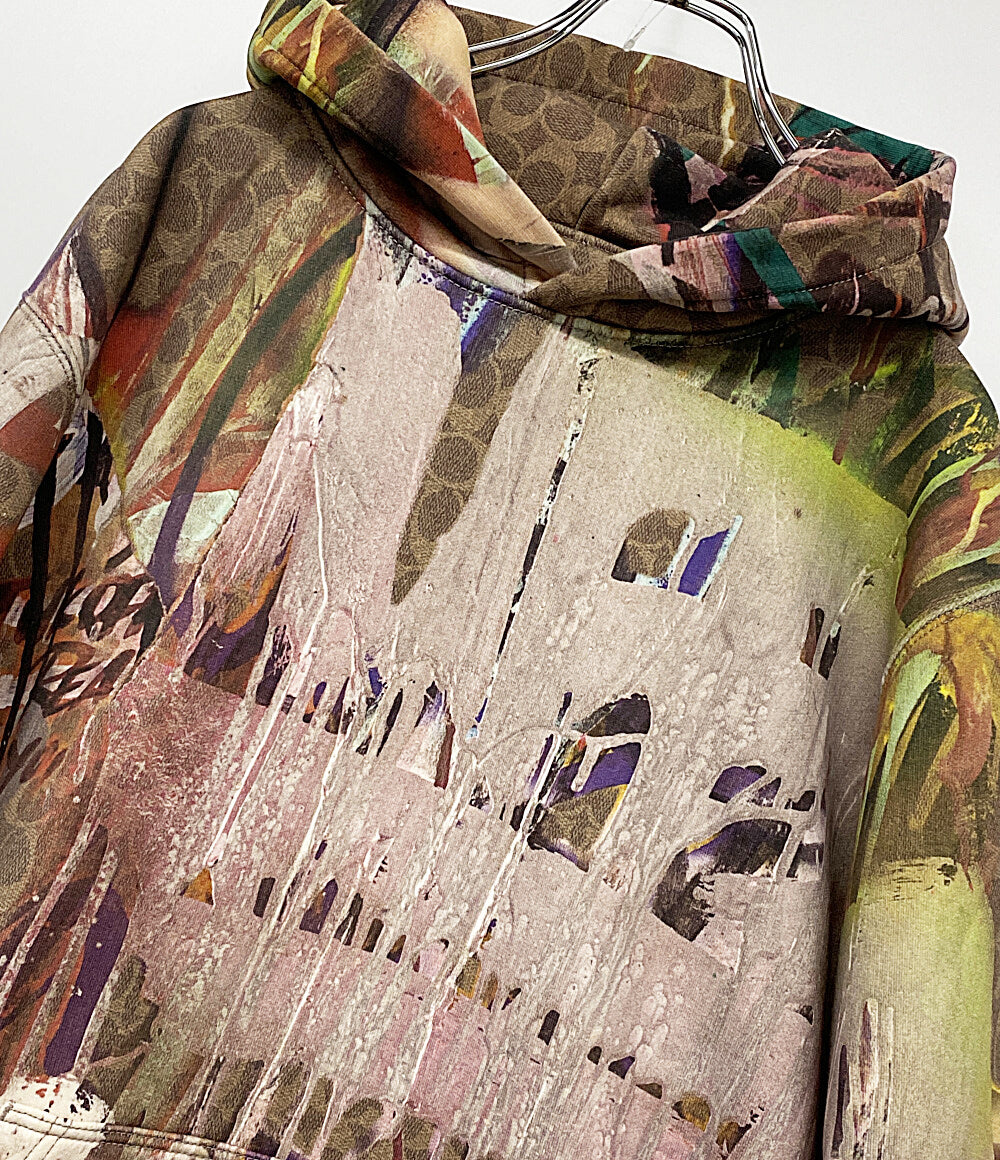 コーチ 美品 ミント＆サーフ パーカー CF045 グラフィックフーディー      メンズ SIZE S  COACH×MINT+SERF