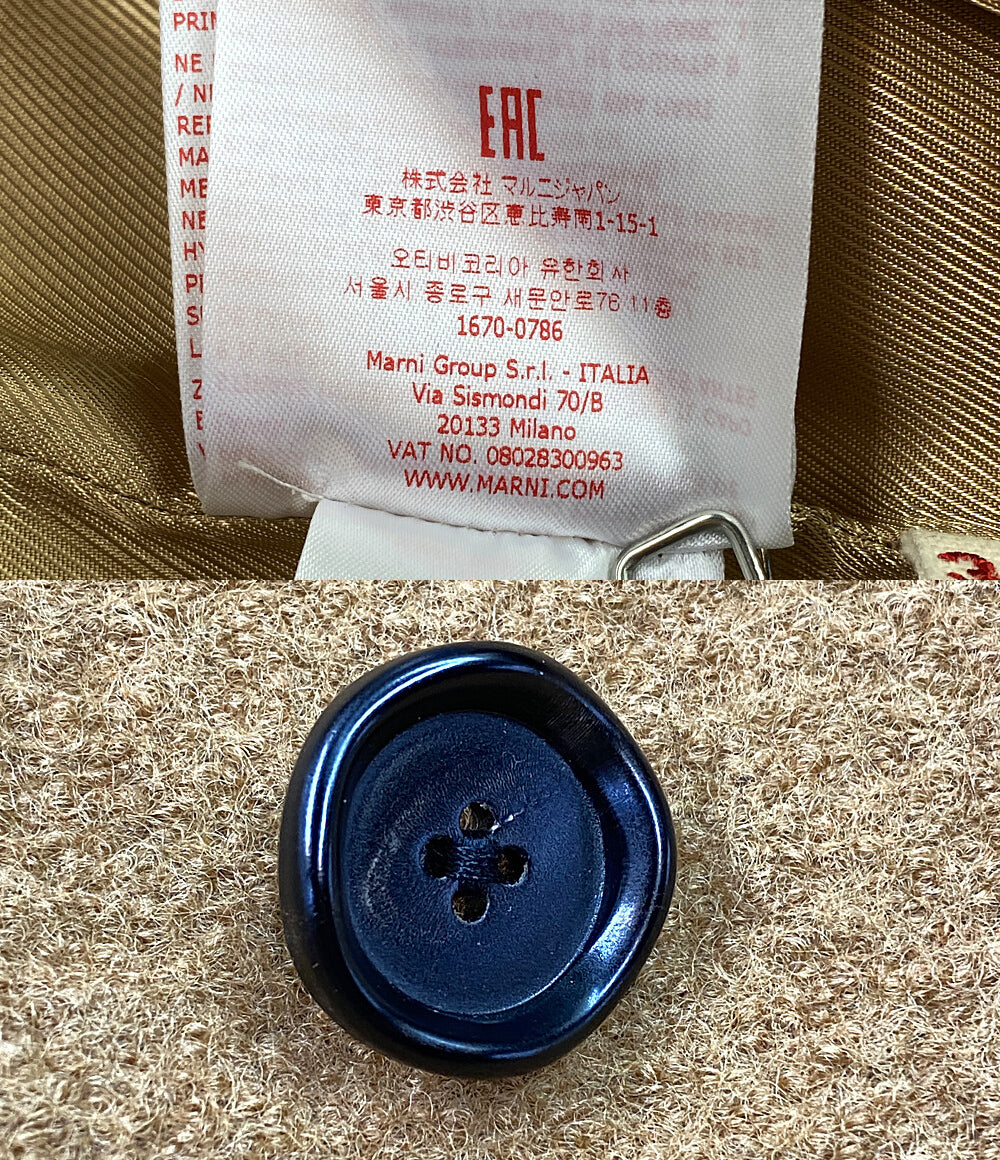 MARNI Pコート ブラウン 22AW レディース SIZE 38 マルニ