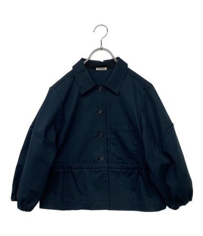 ミュウミュウ  ショートジャケット ネイビー      レディース SIZE 40  MIU MIU