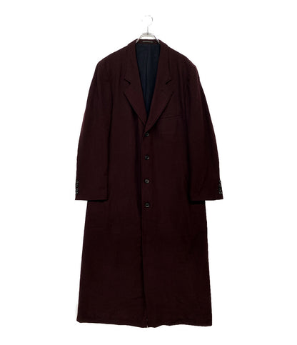 YOHJI YAMAMOTO POUR HOMME ロングコート フラノエンジコート H0-J28-144 メンズ SIZE 3 ヨウジヤマモトプールオム