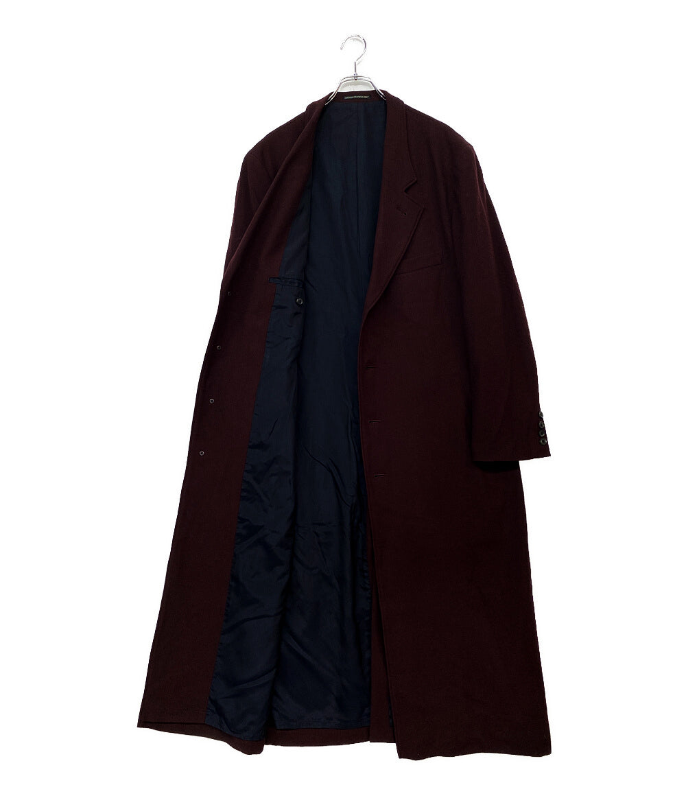 YOHJI YAMAMOTO POUR HOMME ロングコート フラノエンジコート H0-J28-144 メンズ SIZE 3 ヨウジヤマモトプールオム