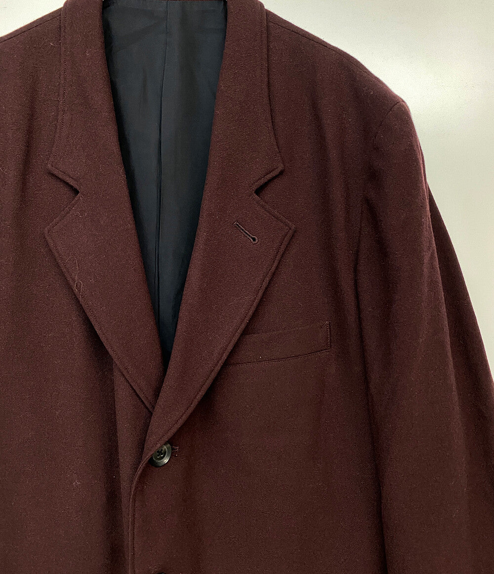 YOHJI YAMAMOTO POUR HOMME ロングコート フラノエンジコート H0-J28-144 メンズ SIZE 3 ヨウジヤマモトプールオム