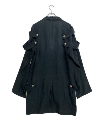 ヨウジヤマモトプールオム テーラードジャケット NAMORE・WA I-SHOULDER EPAULET ZIGZAG JKT 24SS メンズ SIZE 3 YOHJI YAMAMOTO POUR HOMME