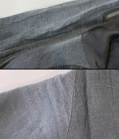 ヨウジヤマモトプールオム テーラードジャケット NAMORE・WA I-SHOULDER EPAULET ZIGZAG JKT 24SS メンズ SIZE 3 YOHJI YAMAMOTO POUR HOMME