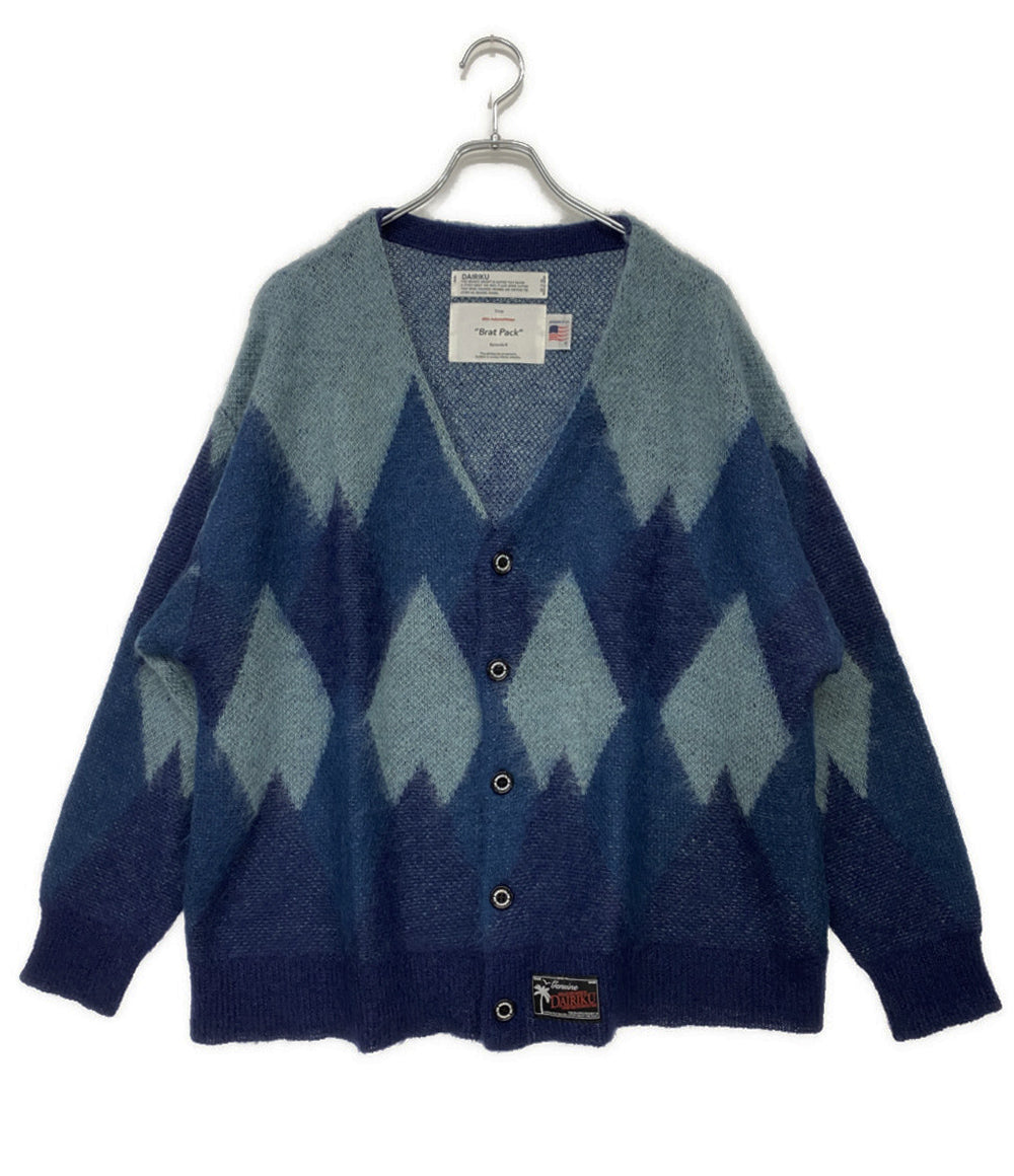 DAIRIKU×BEAMS ダイリク カーディガン Mohair ArgyleKnit Cardigan メンズ SIZE ONE ビームス