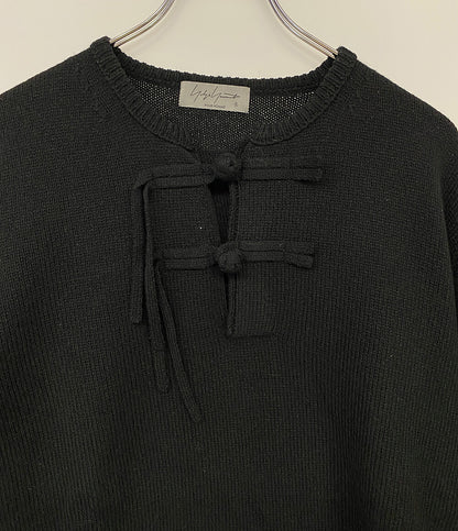 ヨウジヤマモトプールオム  チャイナボタンニット CHINA BUTTON HENRY NECK KNIT 24aw     メンズ SIZE 3  YOHJI YAMAMOTO POUR HOMME