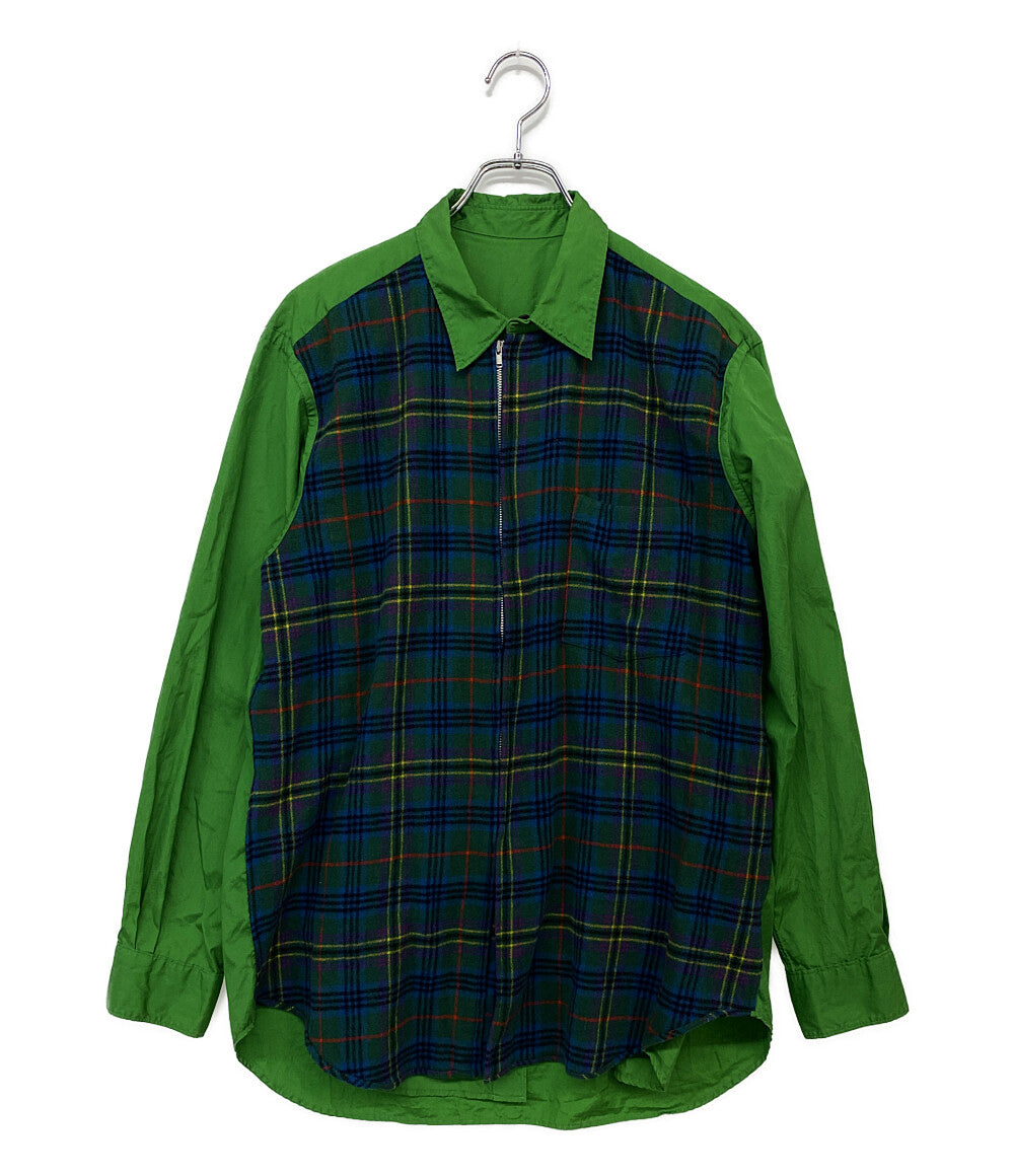 アルシーヴ コム デ ギャルソンオム ウールチェックジップシャツ HC-B026 メンズ SIZE - Archive COMME des GARCONS HOMME