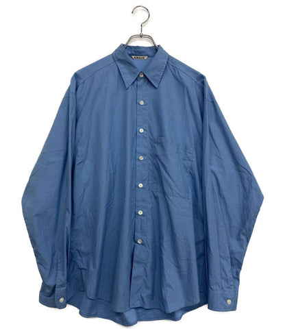 オーラリー  長袖シャツ WASHED FINX TWILL BIG SHIRT 24AW     メンズ SIZE 4  AURALEE