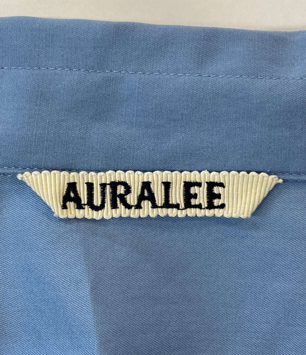 オーラリー  長袖シャツ WASHED FINX TWILL BIG SHIRT 24AW     メンズ SIZE 4  AURALEE