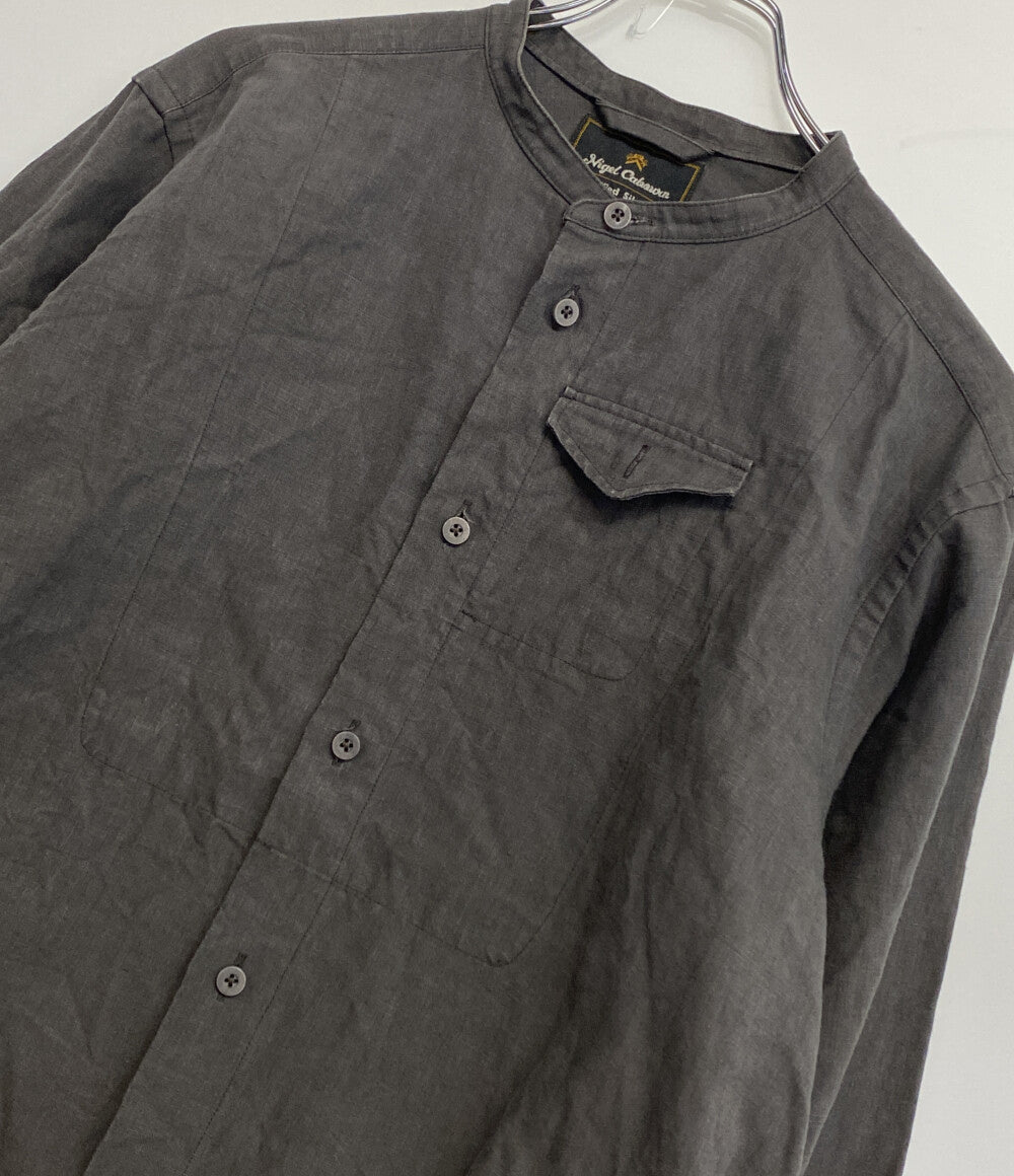 NIGEL CABOURN 長袖シャツ SADDLER SHIRT 24SS メンズ SIZE 48 ナイジェルケーボン