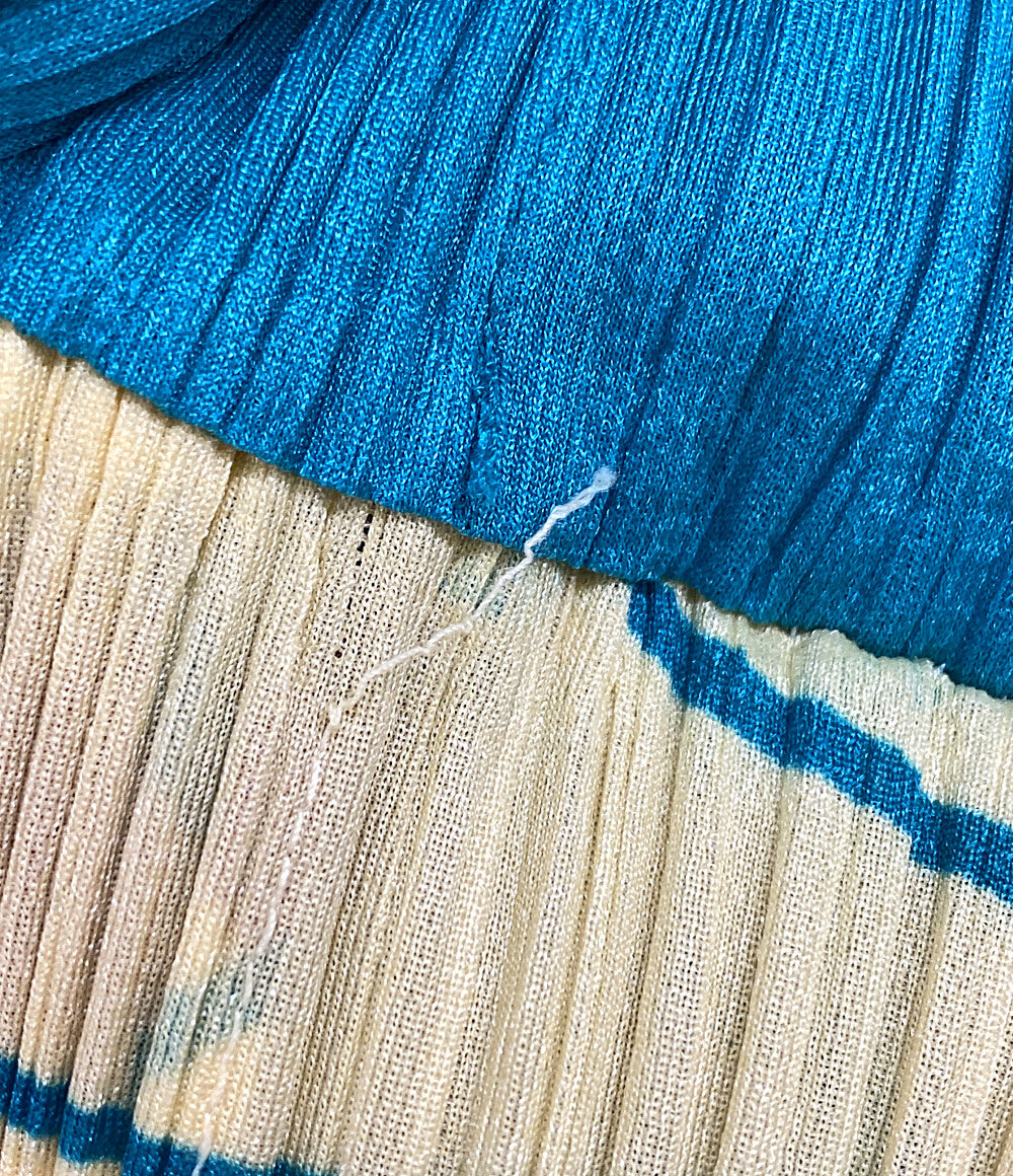 プリーツプリーズ 襟裾柄プリーツジャケット 12ss レディース SIZE 3 PLEATS PLEASE