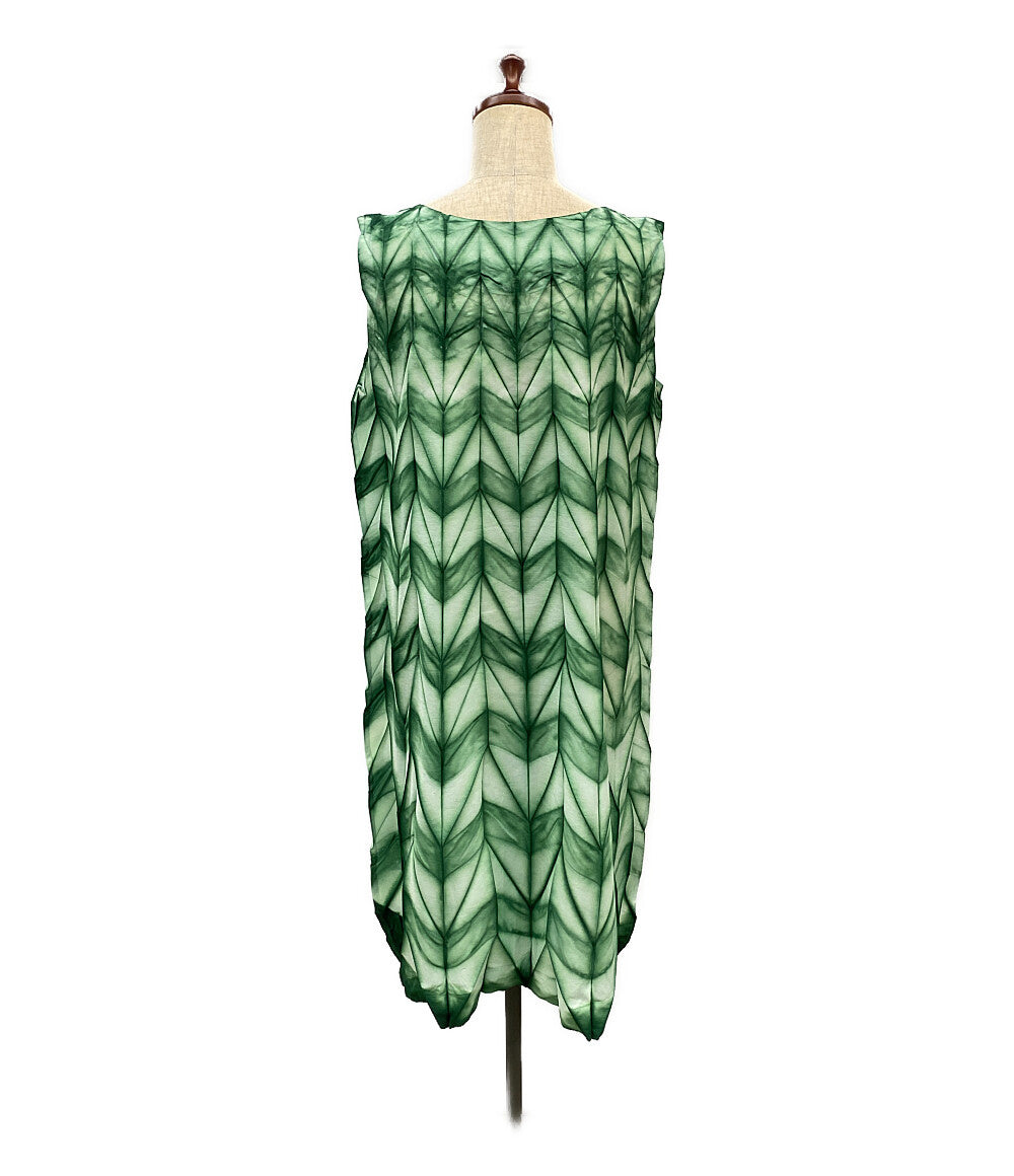 イッセイミヤケ ノースリーブワンピース コレクション着 ITAJIMEワンピ 20ss レディース SIZE 2 ISSEY MIYAKE