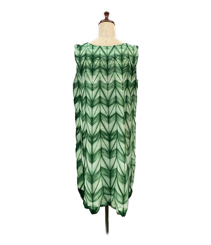 イッセイミヤケ ノースリーブワンピース コレクション着 ITAJIMEワンピ 20ss レディース SIZE 2 ISSEY MIYAKE