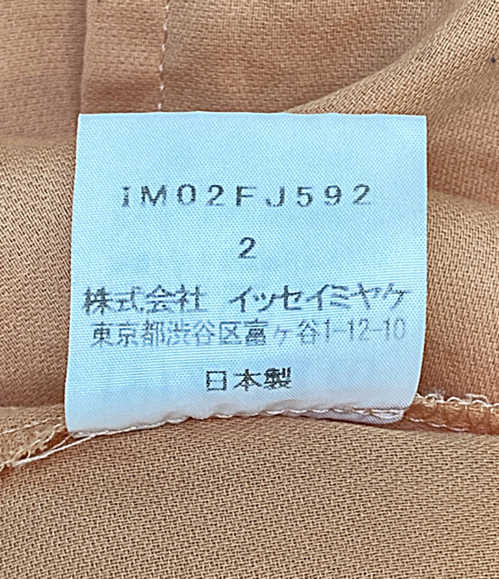 ISSEY MIYAKE ポンチョ スクエアペタル 20SS IM02FJ592 レディース SIZE 2 イッセイミヤケ