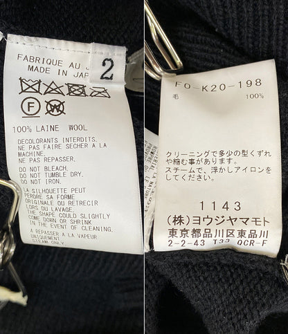 ヨウジヤマモトファム 長袖ニット 24aw F0-K20-198 レディース SIZE 2 YOHJI YAMAMOTO FEMME