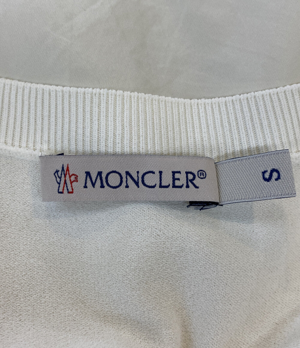 モンクレール  素材切替ワンピース 半袖 ABITO TRICOT       レディース SIZE S  MONCLER