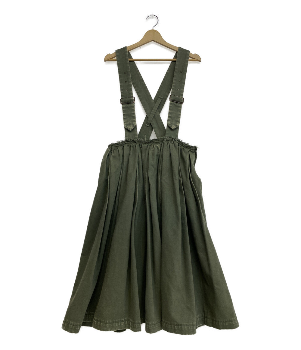 BLACK COMME des GARCONS ミリタリージャンパースカート 20AW 1F-A006 レディース SIZE XS ブラックコムデギャルソン