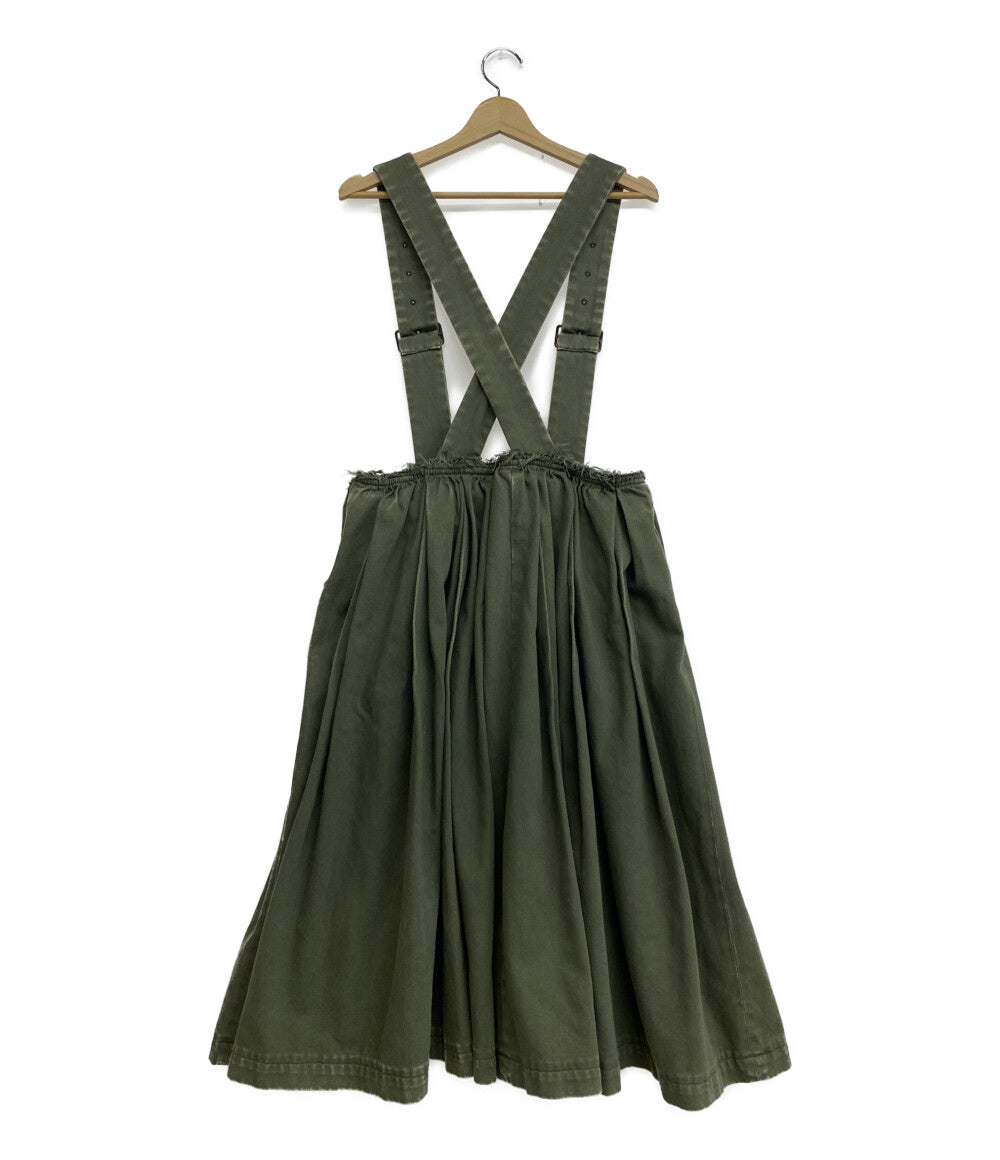 BLACK COMME des GARCONS ミリタリージャンパースカート 20AW 1F-A006 レディース SIZE XS ブラックコムデギャルソン