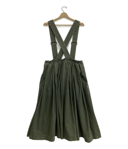 BLACK COMME des GARCONS ミリタリージャンパースカート 20AW 1F-A006 レディース SIZE XS ブラックコムデギャルソン