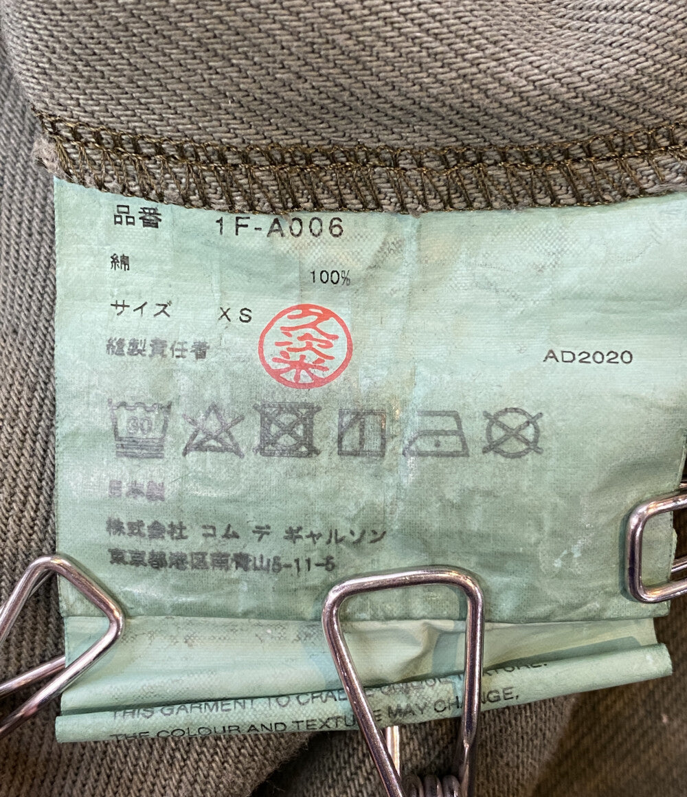 BLACK COMME des GARCONS ミリタリージャンパースカート 20AW 1F-A006 レディース SIZE XS ブラックコムデギャルソン