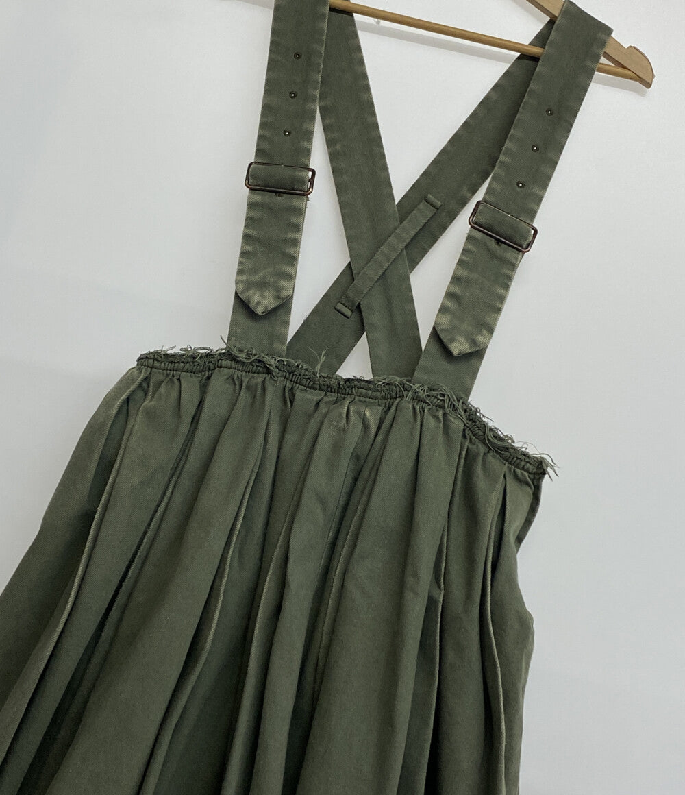 BLACK COMME des GARCONS ミリタリージャンパースカート 20AW 1F-A006 レディース SIZE XS ブラックコムデギャルソン