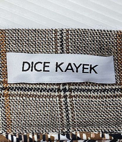 美品 DICE KAYEK ディーチェカヤック チェックスカート W-35025-36 レディース SIZE 34