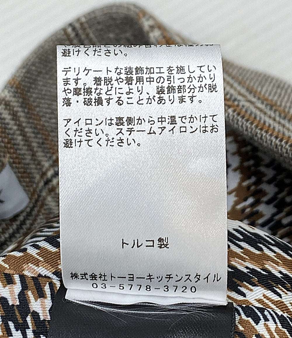 美品 DICE KAYEK ディーチェカヤック チェックスカート W-35025-36 レディース SIZE 34